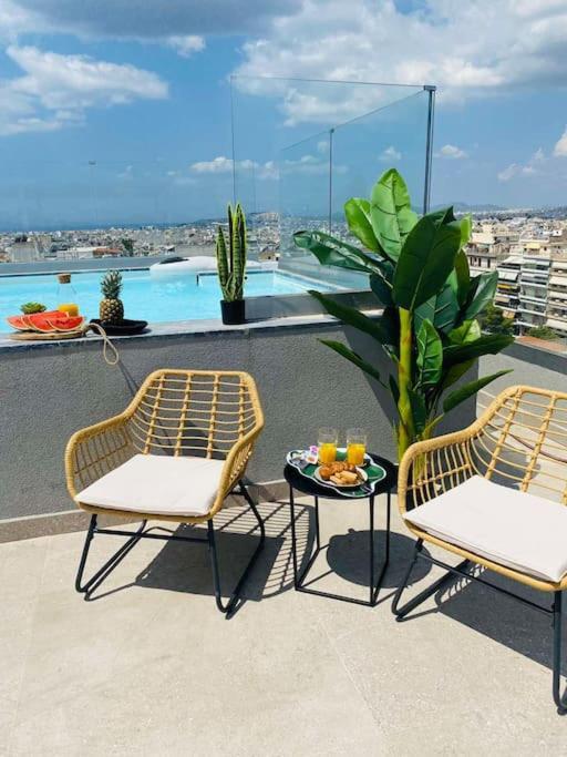 New 2Bd Aprt With Shared Rooftop Pool D3 Афіни Екстер'єр фото
